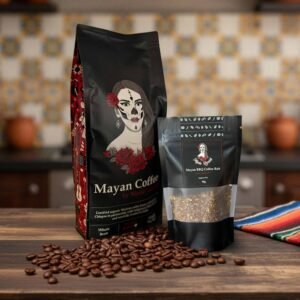 1kg Coffe Bag + BBQ Mayan Coffee Rub